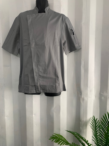 Executive coat  de zipper  gris hc42ss