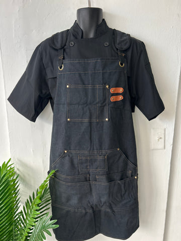 Delantar de mahon Correa son cruzada en la espalda