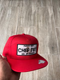 Gorra tablilla de chef 787(Lazer merch roja )
