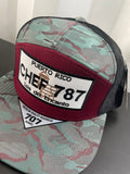 Gorra tablilla de chef (trucker 5 paneles )