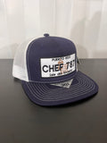 Gorra tablilla de chef 787 (azul marino )