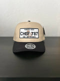 Gorra de tablilla de chef 787