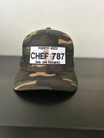 Gorra de tablilla de chef 787