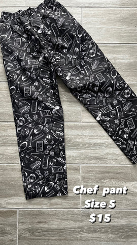 Chef pants con diseño